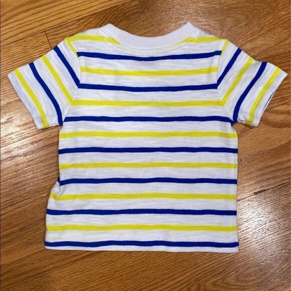 Janie and Jack Boy Striped T-Shirt 3-6 months - Picture 2 of 3